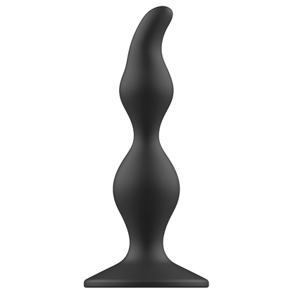 Plug sessuale anale 12 cm nero di Addicted Toys, immagine 2